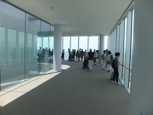 「展望台ハルカス300」60階・天上回廊