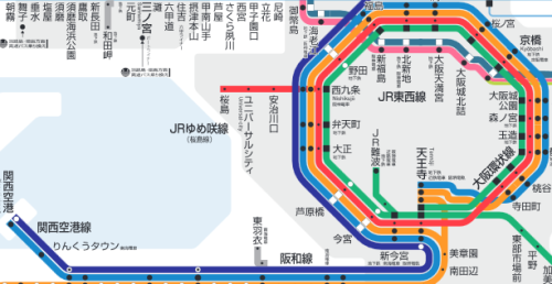 大阪 環状 線 路線 図