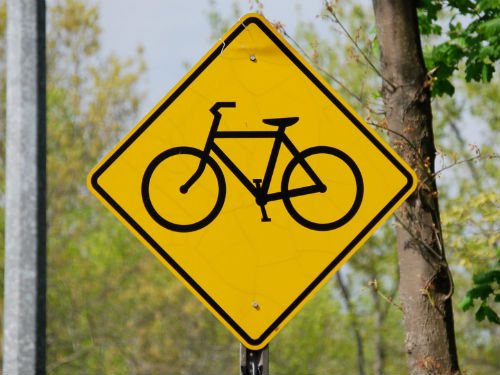 自転車の標識