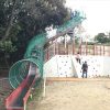 浜寺公園「高石児童遊技場」滑り台とロッククライミング