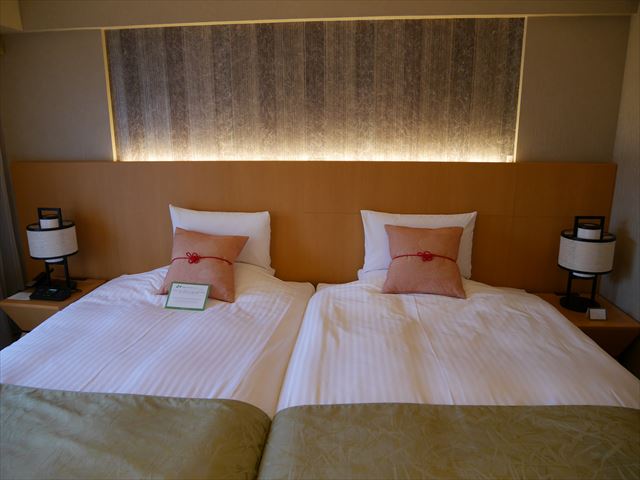 京都ブライトンホテル「ルームen（えん）」ベッドルーム