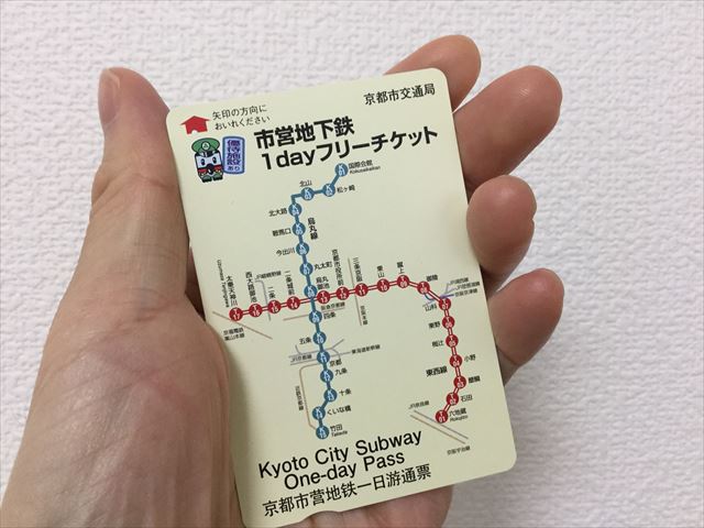 京都市営地下鉄1dayフリーチケット