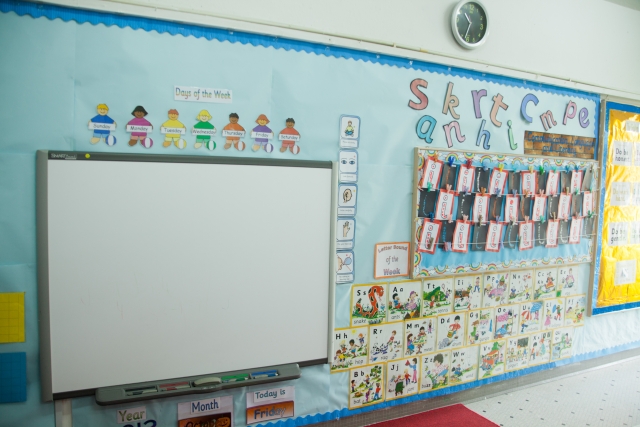 子供英会話教室のホワイトボード