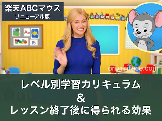 「楽天ABCマウス」レベル別カリキュラム