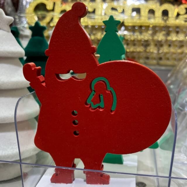 キャンドゥクリスマス「サンタのシンプルな飾り物」