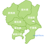 関東地方の地図
