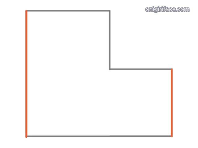 つるかめ算のわかりやすい解き方（Lの形・左と右の縦の長さが異なる）